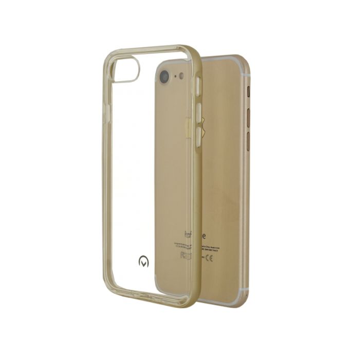 Mobilize Gelly+ Case Apple iPhone 7/8/SE 2020 - Transparant/Goud