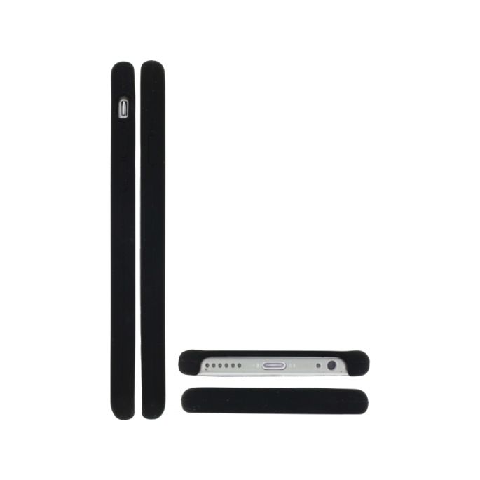 Mobilize Solid Siliconen Hoesje Apple iPhone 6/6S - Zwart