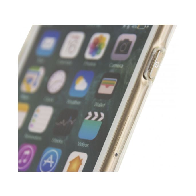 Mobilize Deluxe Gelly Case Apple iPhone 6/6S Clear - Goud