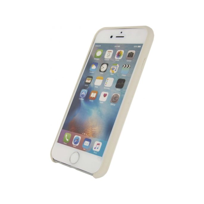Mobilize Solid Siliconen Hoesje Apple iPhone 6/6S - Wit