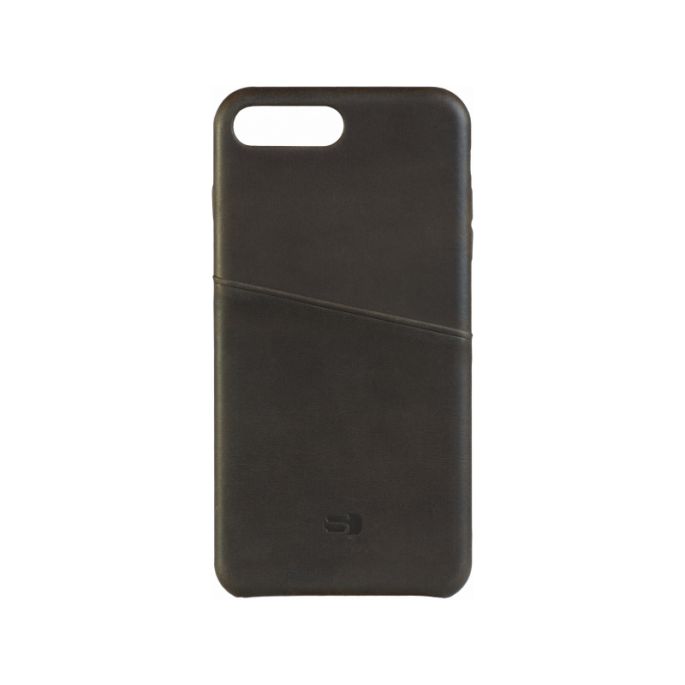 Senza Raw Lederen Cover met Card Slot Apple iPhone 7 Plus/8 Plus - Bruin