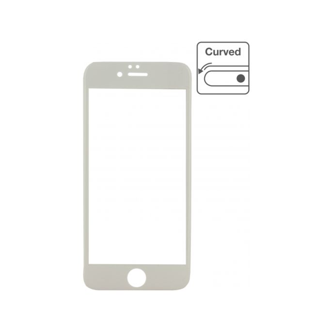 Mobilize Glas Screenprotector Edge-to-Edge Apple iPhone 7 Plus/8 Plus - Wit