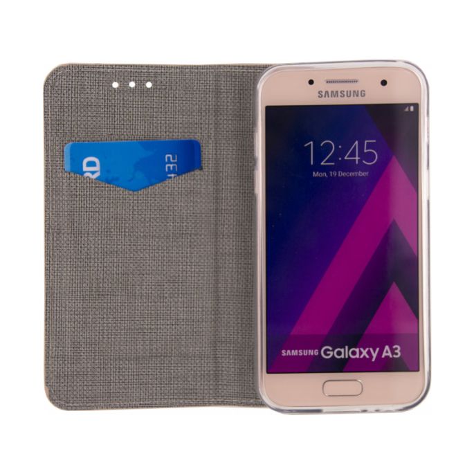 Mobilize Premium Gelly Book Case Samsung Galaxy A3 2017 - Croco/Roze