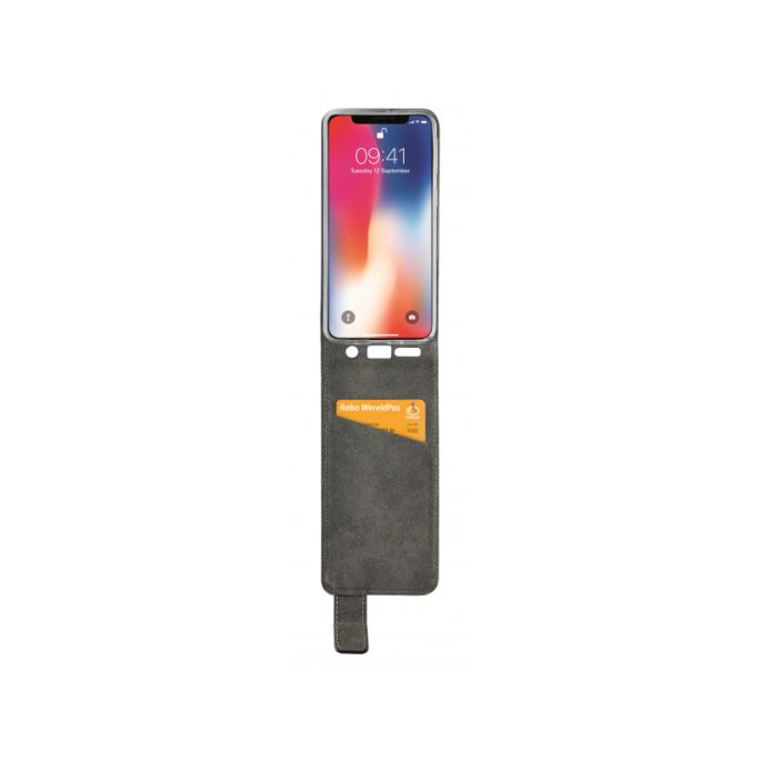 Mobilize Classic Gelly Flip Case Apple iPhone X/Xs - Zwart