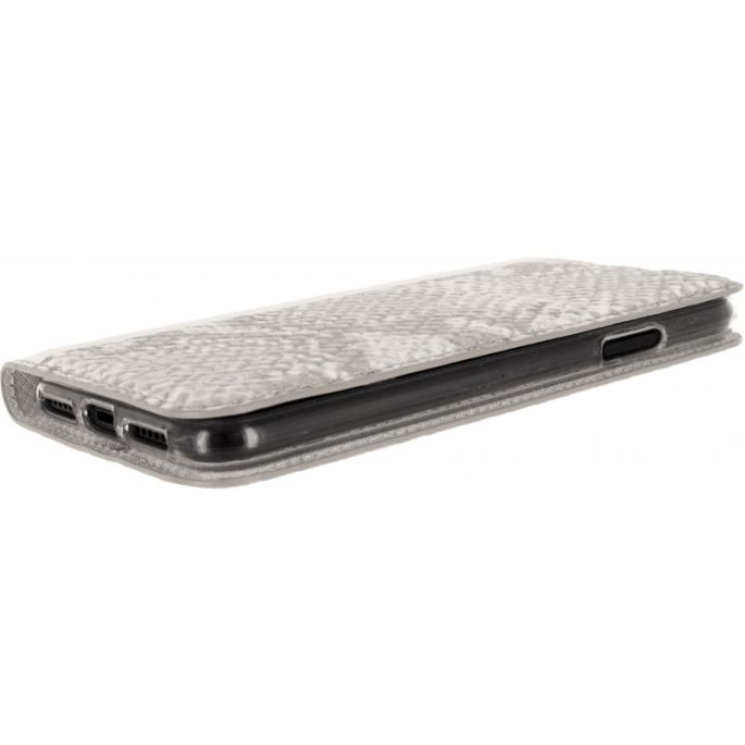 Mobilize Premium Gelly Book Case Apple iPhone X/Xs - Snake/Grijs