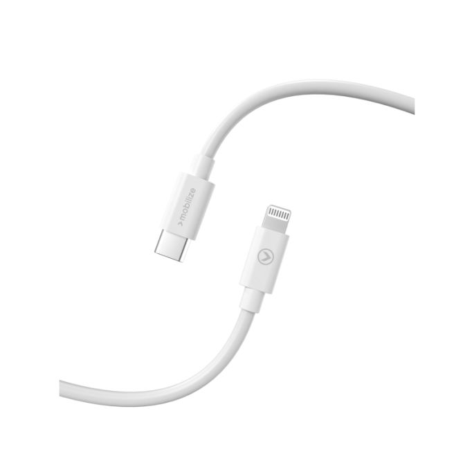 Mobilize Cable USB-C to Apple MFi Lightning 1m. 60W White