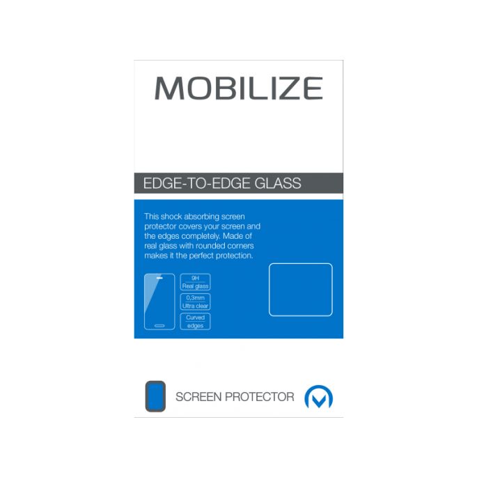 Mobilize Glas Screenprotector Edge-to-Edge Voor- en achter Apple iPhone 8 - Zilver