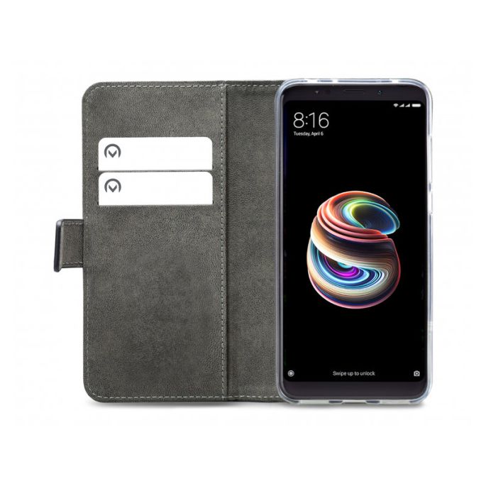 Mobilize Classic Gelly Book Case Xiaomi Redmi 5 Plus - Zwart