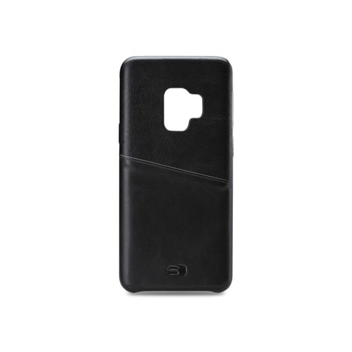 Senza Pure Lederen Cover met Card Slot Samsung Galaxy S9 - Zwart