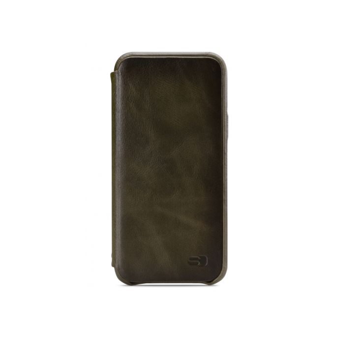 Senza Desire Skinny Lederen Wallet Samsung Galaxy S9 - Groen