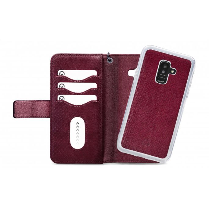 Mobilize Gelly Zipper Case 2in1 Samsung Galaxy A6+ 2018 - Rood