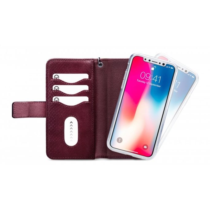 Mobilize Gelly Zipper Case 2in1 Apple iPhone Xs Max - Rood