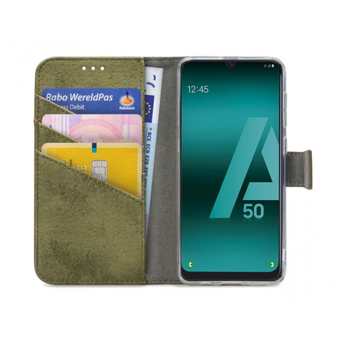 My Style Flex Book Case voor Samsung Galaxy A30s/A50 - Groen