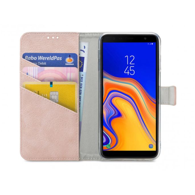 My Style Flex Book Case voor Samsung Galaxy J6+ - Roze