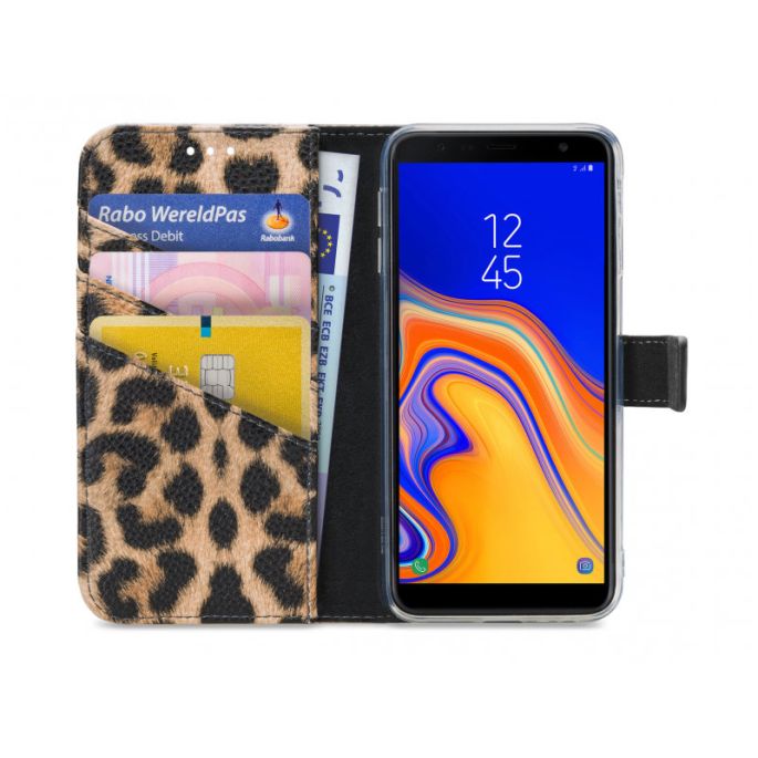 My Style Flex Book Case voor Samsung Galaxy J6+ - Luipaard