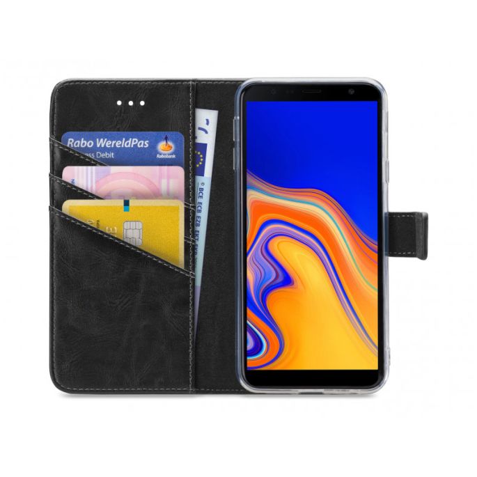 My Style Flex Book Case voor Samsung Galaxy J4+ - Zwart