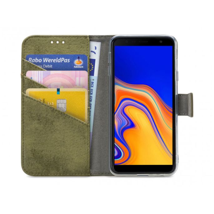 My Style Flex Book Case voor Samsung Galaxy J4+ - Groen