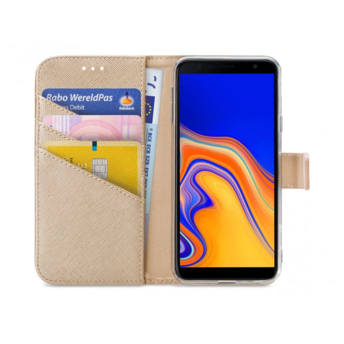 My Style Flex Book Case voor Samsung Galaxy J4+ - Goud