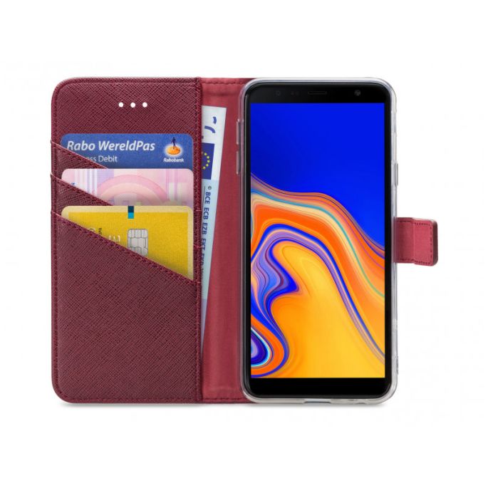 My Style Flex Book Case voor Samsung Galaxy J4+ - Rood