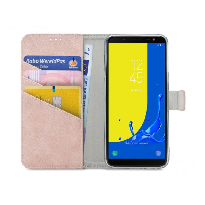 My Style Flex Book Case voor Samsung Galaxy J6 2018 - Roze