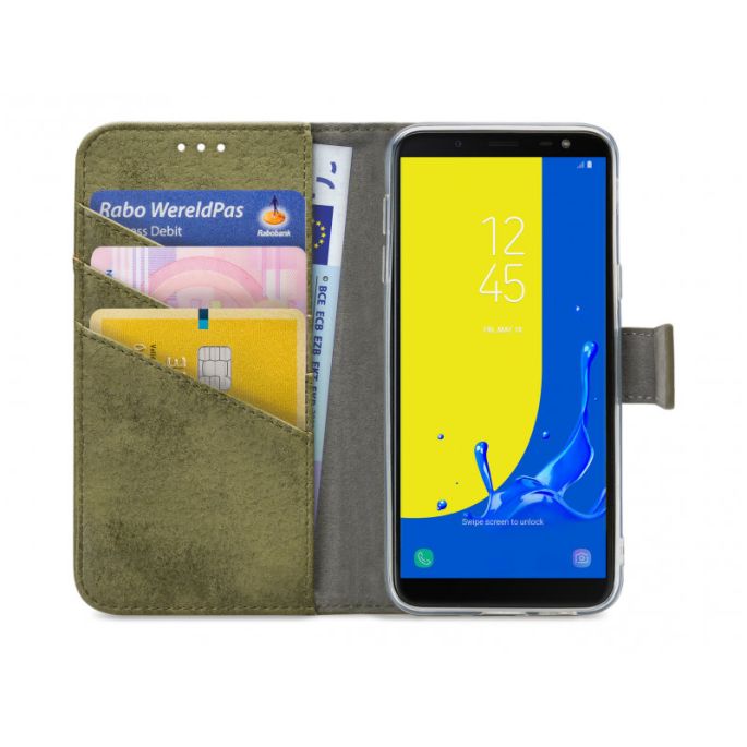 My Style Flex Book Case voor Samsung Galaxy J6 2018 - Groen