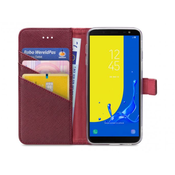 My Style Flex Book Case voor Samsung Galaxy J6 2018 - Rood