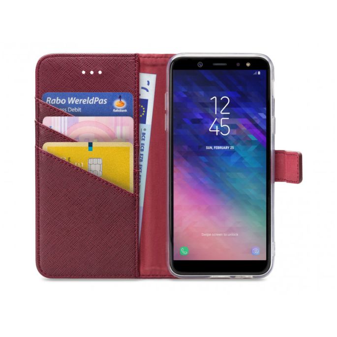 My Style Flex Book Case voor Samsung Galaxy A6 2018 - Rood