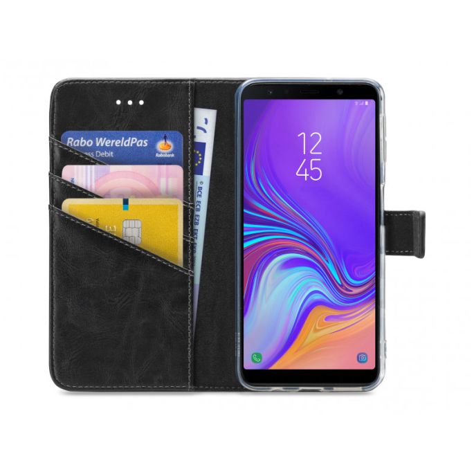 My Style Flex Book Case voor Samsung Galaxy A7 2018 - Zwart
