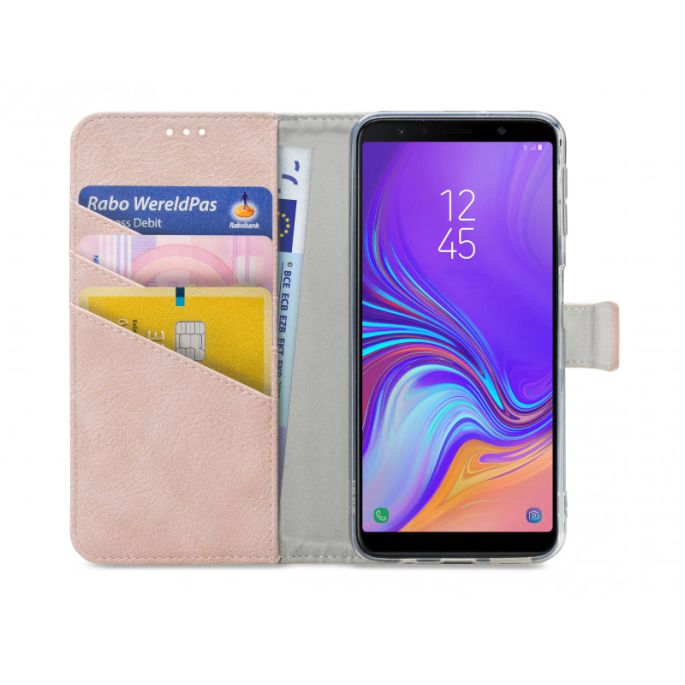 My Style Flex Book Case voor Samsung Galaxy A7 2018 - Roze