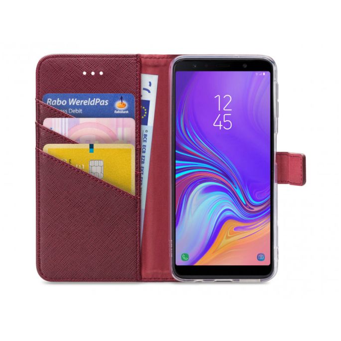 My Style Flex Book Case voor Samsung Galaxy A7 2018 - Rood