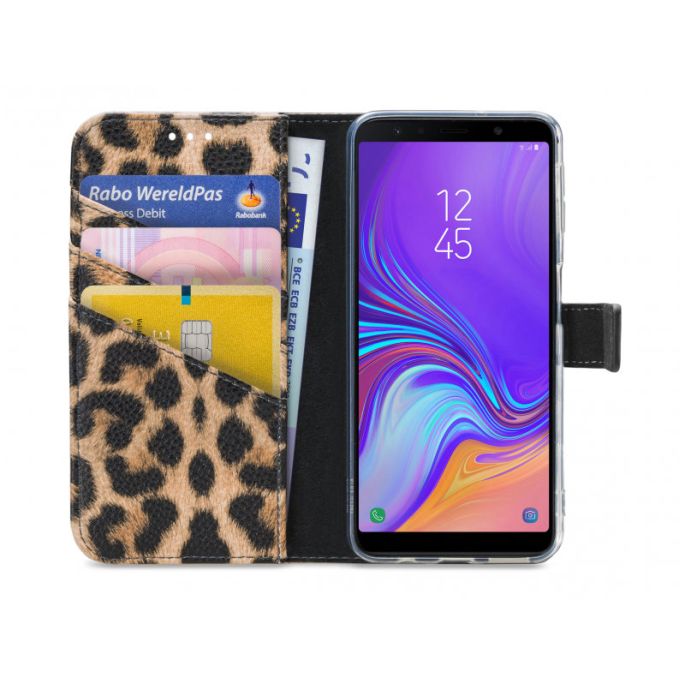 My Style Flex Book Case voor Samsung Galaxy A7 2018 - Luipaard