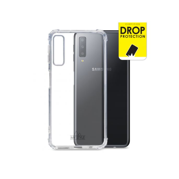 My Style Protective Flex Case voor Samsung Galaxy A7 2018 - Transparant