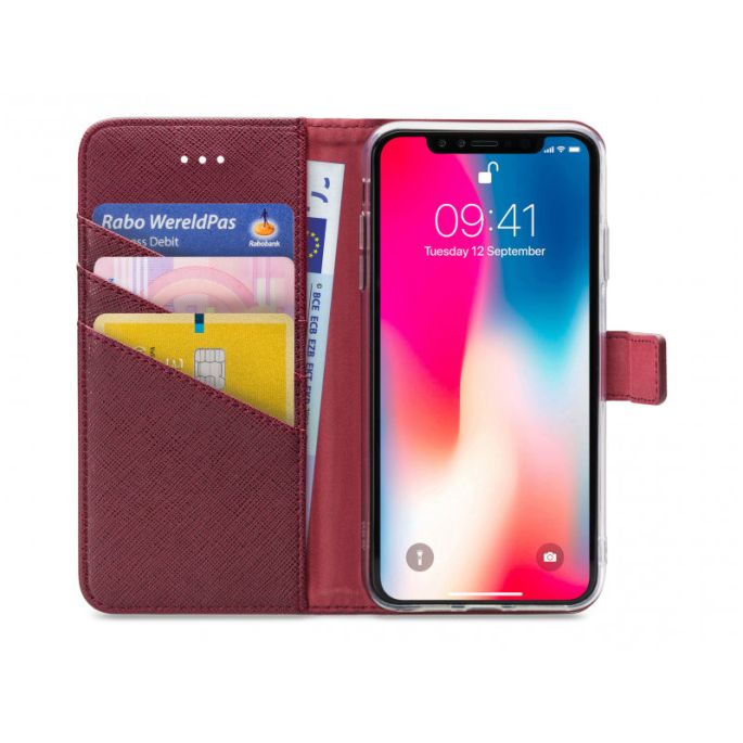 My Style Flex Book Case voor Apple iPhone Xs Max - Rood