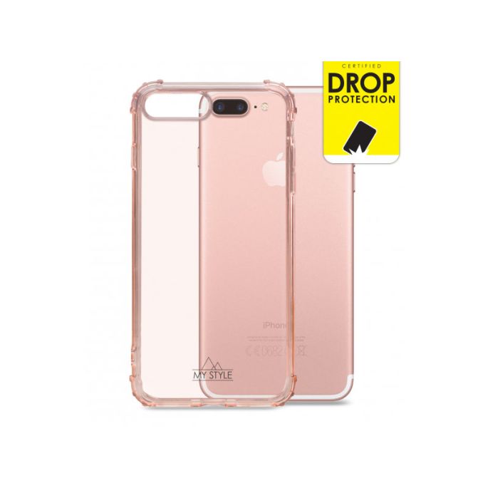 My Style Protective Flex Case voor Apple iPhone 7 Plus//8 Plus - Roze