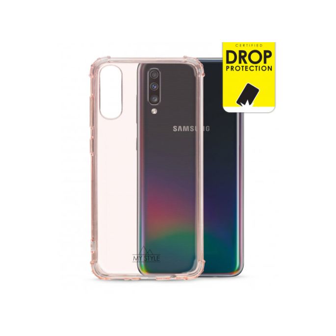 My Style Protective Flex Case voor Samsung Galaxy A70 - Roze