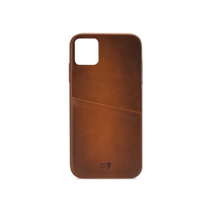 Senza Desire Lederen Cover met Card Slot Apple iPhone 11 Pro Max - Bruin
