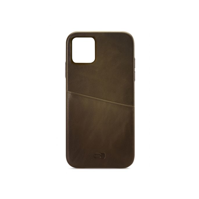 Senza Desire Lederen Cover met Card Slot Apple iPhone 11 Pro Max - Groen