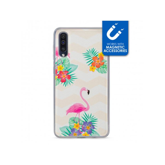 My Style Magneta Case voor Samsung Galaxy A30s/A50 - Flamingo