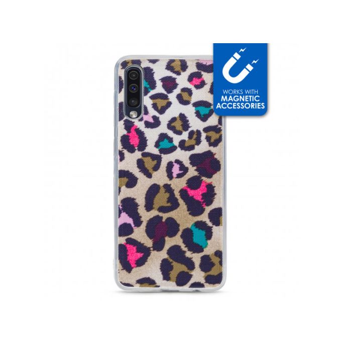 My Style Magneta Case voor Samsung Galaxy A30s/A50 - Luipaard