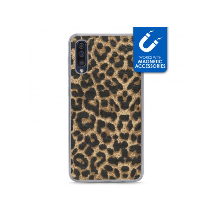 My Style Magneta Case voor Samsung Galaxy A30s/A50 - Luipaard