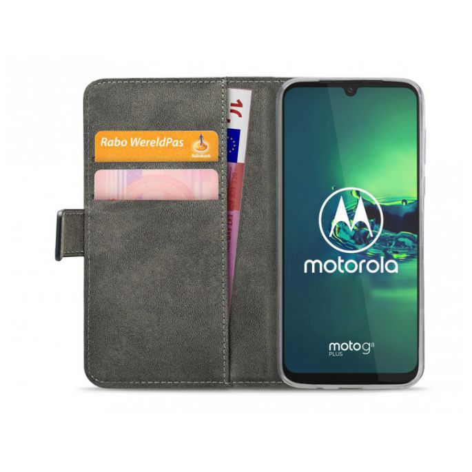 Mobilize Classic Gelly Book Case Motorola Moto G8 Plus - Zwart