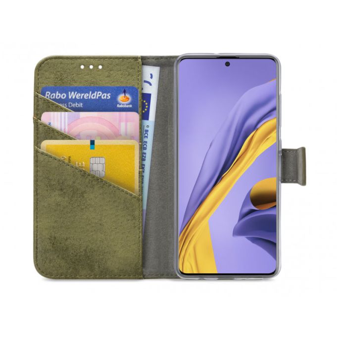 My Style Flex Book Case voor Samsung Galaxy A51 - Groen