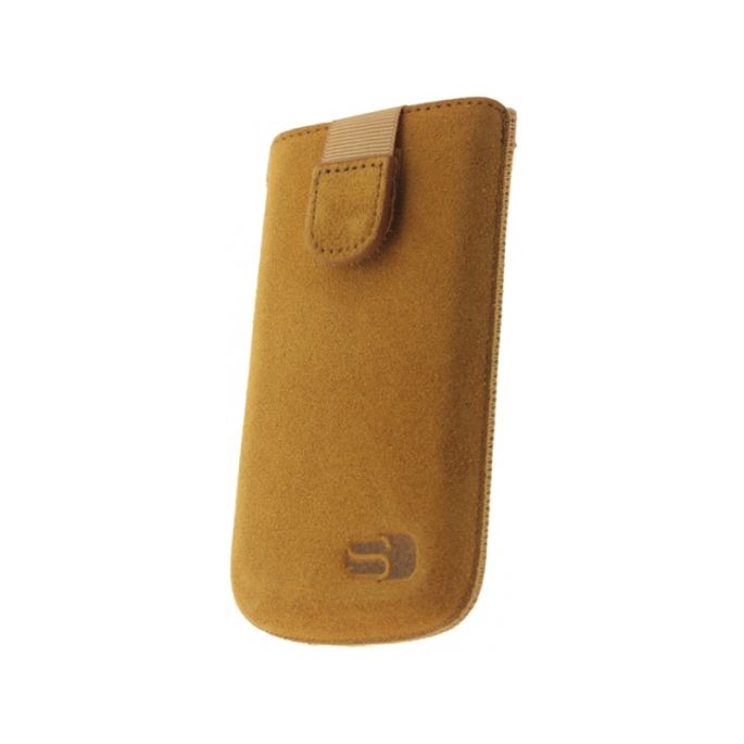 Senza Suede Slide Case Sunny Camel Size XL