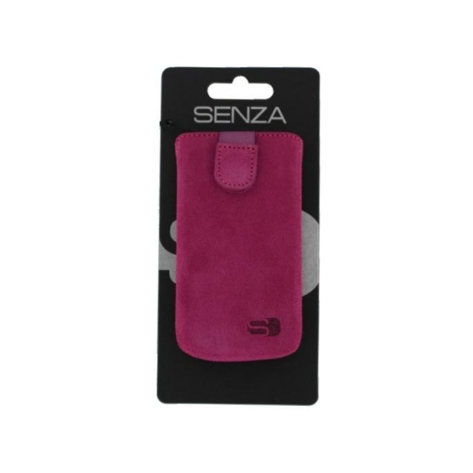 Senza Suede Slide Case Hot Pink Size S