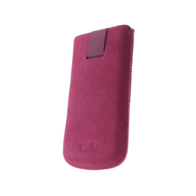 Senza Suede Slide Case Hot Pink Size S