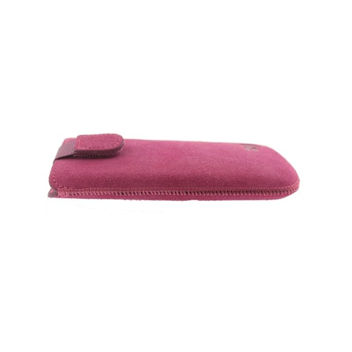 Senza Suede Slide Case Hot Pink Size XL