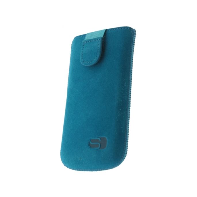 Senza Suede Slide Case Deep Turquoise Size M