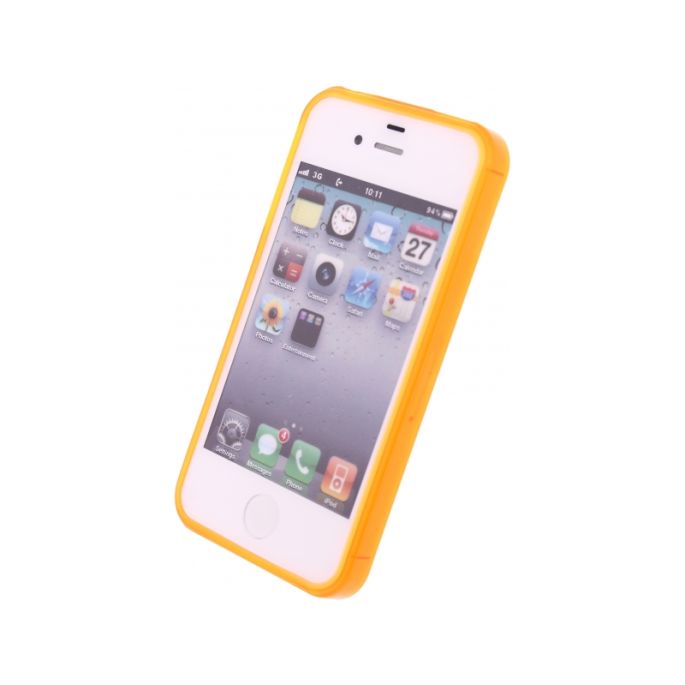 Mobilize Gelly Hoesje Apple iPhone 4/4S - Oranje