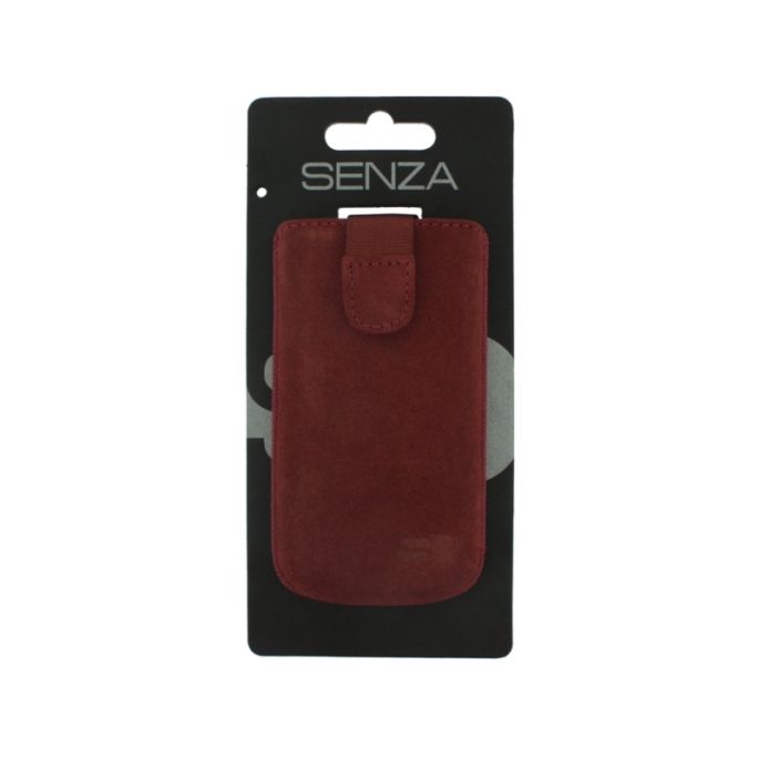 Senza Suede Slide Case Rusty Red Size XL