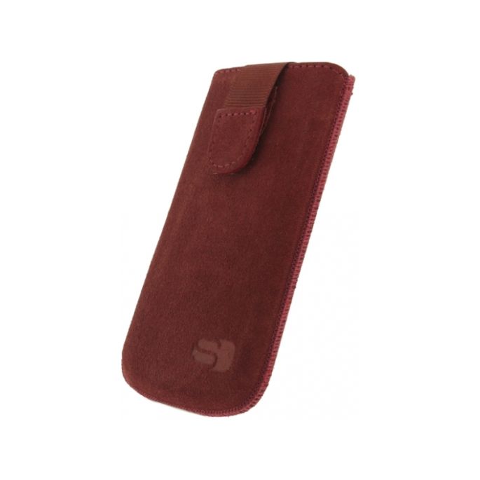 Senza Suede Slide Case Rusty Red Size M-Large